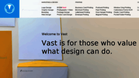 What Vastdesign.com website looked like in 2016 (7 years ago)