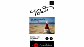 What Veludo.com.au website looked like in 2016 (7 years ago)