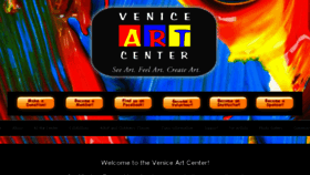 What Veniceartcenter.com website looked like in 2016 (7 years ago)