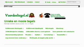What Voordeeltegel.nl website looked like in 2016 (7 years ago)