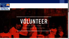 What Volunteerdayton.org website looked like in 2016 (7 years ago)