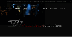 What Visualtechproductions.com website looked like in 2016 (7 years ago)