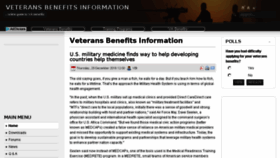What Veteransbenefitsinformation.com website looked like in 2016 (7 years ago)
