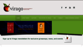 What Virago.co.uk website looked like in 2016 (7 years ago)