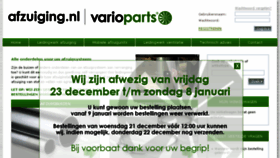 What Varioparts.nl website looked like in 2017 (9 years ago)