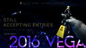What Vegaawards.com website looked like in 2017 (7 years ago)