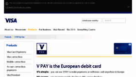 What Vpay.com website looked like in 2017 (7 years ago)