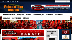 What Viajandoparaorlando.com website looked like in 2017 (7 years ago)