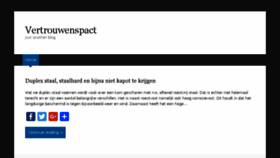What Vertrouwenspact.nl website looked like in 2017 (7 years ago)