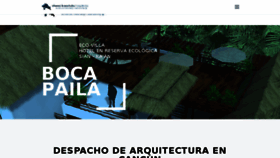 What Villarrealarquitectos.com website looked like in 2017 (7 years ago)