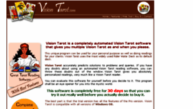 What Visiontarot.com website looked like in 2017 (7 years ago)