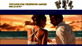 What Voyance-par-telephone-amour.com website looked like in 2017 (7 years ago)