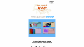 What Vippapers.com.br website looked like in 2017 (7 years ago)