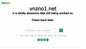 What Vnzno1.net website looked like in 2017 (7 years ago)