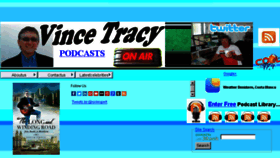 What Vincetracy.com website looked like in 2017 (7 years ago)