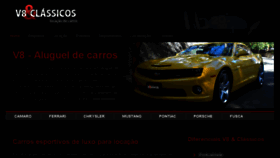What V8eclassicos.com.br website looked like in 2017 (7 years ago)