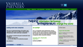 What Valhallapartners.com website looked like in 2017 (7 years ago)