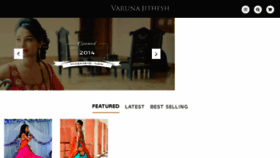 What Varunajithesh.com website looked like in 2017 (7 years ago)