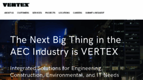 What Vertexeng.com website looked like in 2017 (7 years ago)