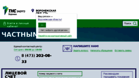 What Voronezh.tns-e.ru website looked like in 2017 (7 years ago)