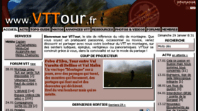 What Vttour.fr website looked like in 2017 (7 years ago)