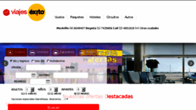 What Viajesexito.com website looked like in 2017 (7 years ago)