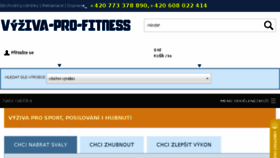 What Vyziva-pro-fitness.cz website looked like in 2017 (7 years ago)