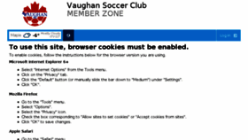 What Vaughansoccer.powerupsports.com website looked like in 2017 (7 years ago)