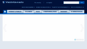 What Viestintavirasto.fi website looked like in 2017 (7 years ago)