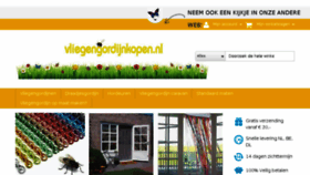 What Vliegengordijnkopen.nl website looked like in 2017 (7 years ago)