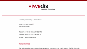 What Viwedis.de website looked like in 2017 (7 years ago)