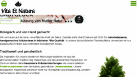 What Vitaetnatura.de website looked like in 2017 (7 years ago)