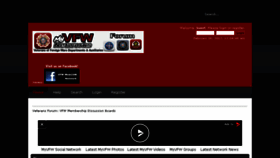 What Vfwwebcom.org website looked like in 2017 (7 years ago)