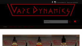 What Vapedynamiks.com website looked like in 2017 (7 years ago)