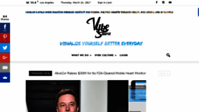 What Vybesource.com website looked like in 2017 (7 years ago)