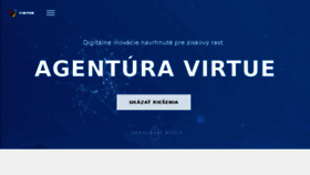 What Virtue.sk website looked like in 2017 (7 years ago)