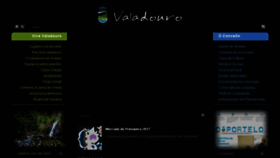 What Valadouro.org website looked like in 2017 (7 years ago)