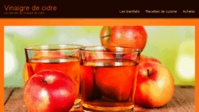 What Vinaigre-cidre.info website looked like in 2017 (7 years ago)