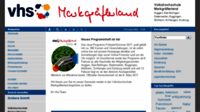 What Vhs-markgraeflerland.de website looked like in 2017 (7 years ago)