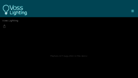 What Vosslighting.com website looked like in 2017 (8 years ago)