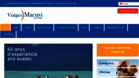 What Viajes-macuvi.com website looked like in 2017 (7 years ago)