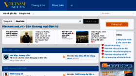 What Vietnam.net.vn website looked like in 2017 (7 years ago)