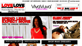 What Vivavuva.com website looked like in 2017 (7 years ago)