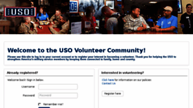 What Volunteers.uso.org website looked like in 2017 (7 years ago)