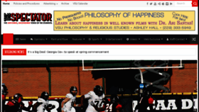 What Vsuspectator.com website looked like in 2017 (8 years ago)