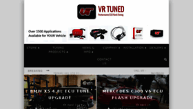 What Vrtuned.com website looked like in 2017 (7 years ago)
