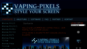 What Vaping-pixels.com website looked like in 2017 (7 years ago)