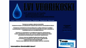 What Vuorikoski.fi website looked like in 2017 (7 years ago)