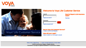 What Voyalifecustomerservice.com website looked like in 2017 (7 years ago)