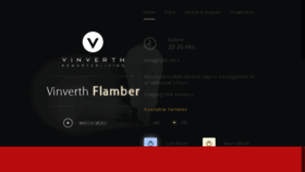 What Vinverth.com website looked like in 2017 (7 years ago)